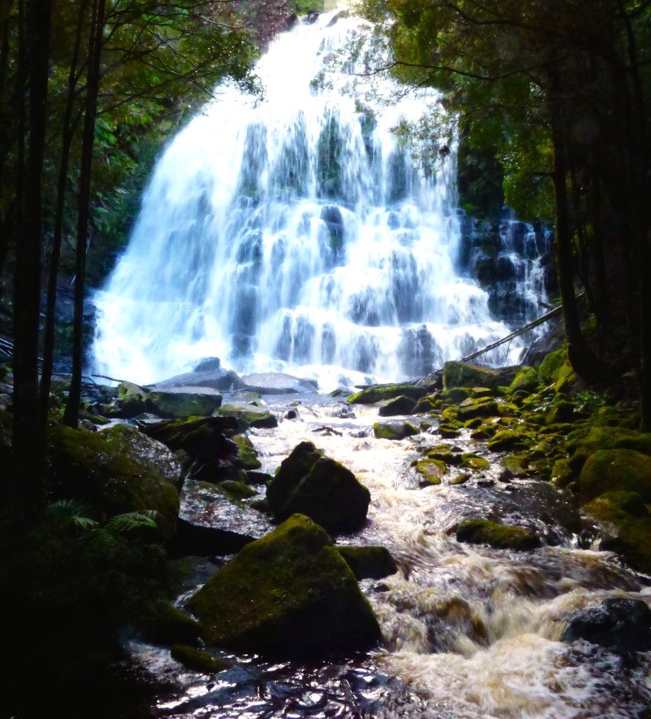 Waterfalls on the way to Strahan